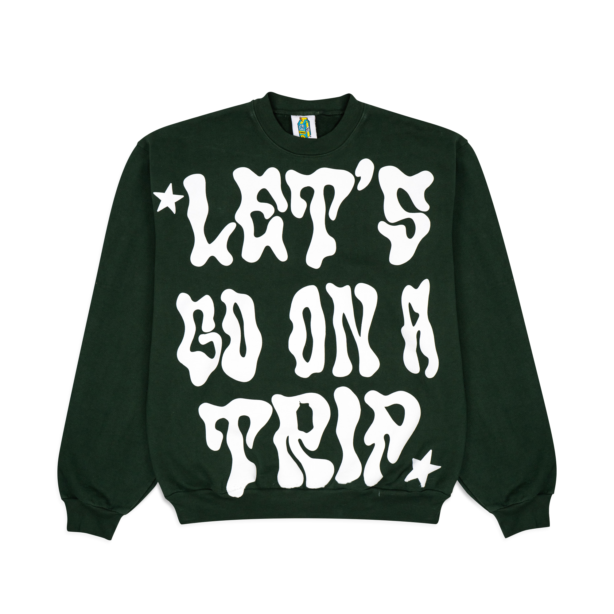 Let's Go On A Trip Crewneck Ivy